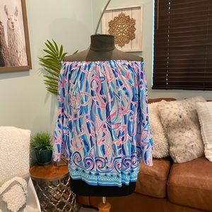 Lilly Pulitzer Nevie Reel Nauti sz M